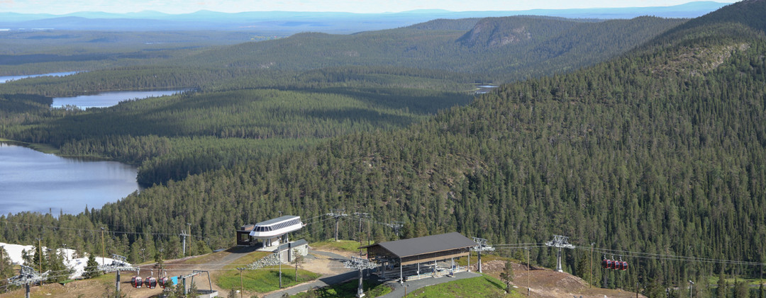 Rukan hiihtokeskus kesällä